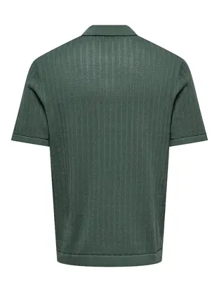 Only & Sons ONSMOON REG 12 SS POLO KNIT NOOS