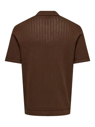 Only & Sons ONSMOON REG 12 SS POLO KNIT NOOS