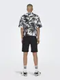 Only & Sons ONSPLY BLK JOG 8581 PIM DNM SHORTS