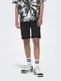 Only & Sons ONSPLY BLK JOG 8581 PIM DNM SHORTS