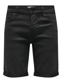 Only & Sons ONSPLY BLK JOG 8581 PIM DNM SHORTS