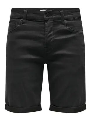 Only & Sons ONSPLY BLK JOG 8581 PIM DNM SHORTS