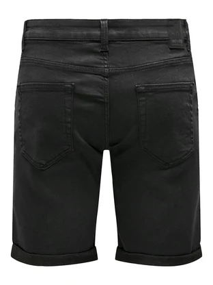 Only & Sons ONSPLY BLK JOG 8581 PIM DNM SHORTS
