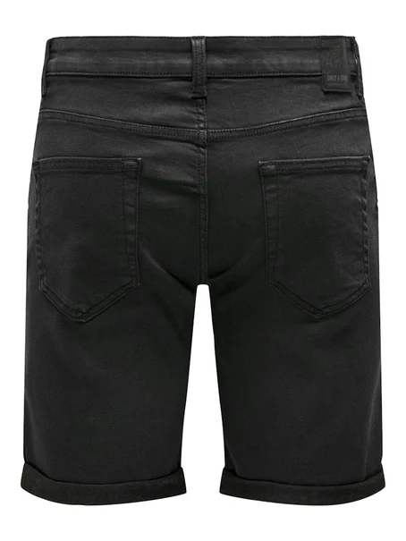 Only & Sons ONSPLY BLK JOG 8581 PIM DNM SHORTS