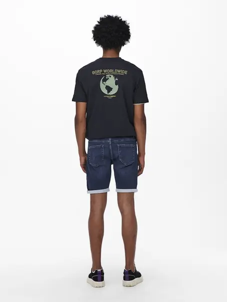 Only & Sons ONSPLY JOG DB 8582 PIM DNM SHORTS N