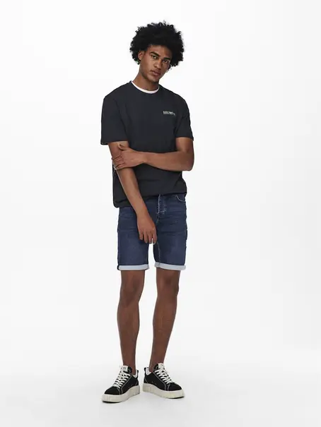Only & Sons ONSPLY JOG DB 8582 PIM DNM SHORTS N