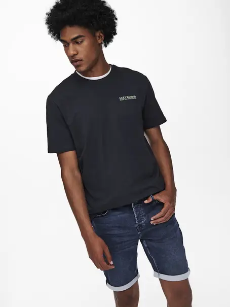Only & Sons ONSPLY JOG DB 8582 PIM DNM SHORTS N