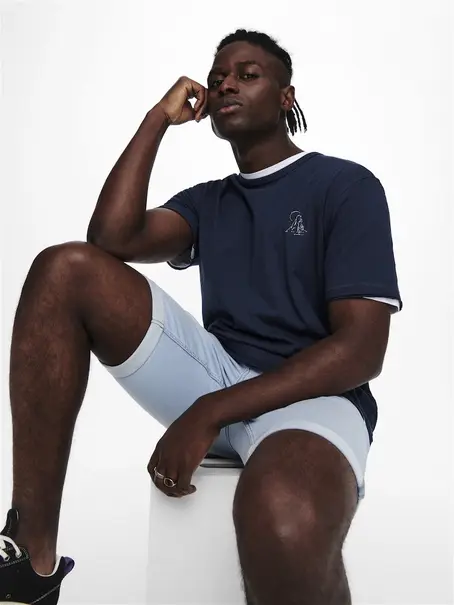 Only & Sons ONSPLY LB JOG 8587 PIM DNM SHORTS N