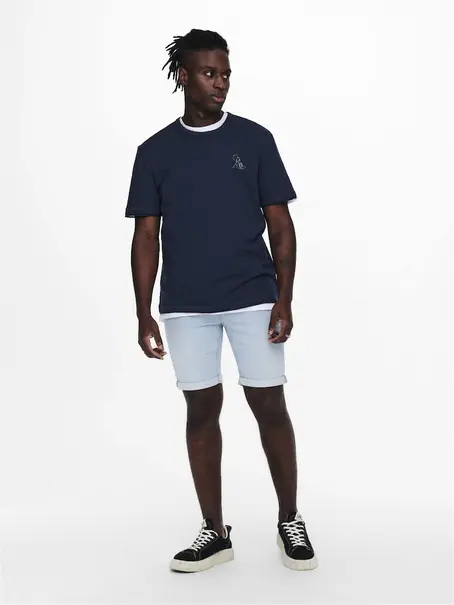 Only & Sons ONSPLY LB JOG 8587 PIM DNM SHORTS N