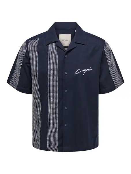 Only & Sons ONSSEIO EMB DETAILED SS SHIRT 0323