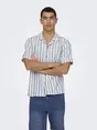 Only & Sons ONSTREV LIFE REG STRIPE SS SHIRT NO
