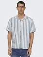 Only & Sons ONSTREV LIFE REG STRIPE SS SHIRT NO