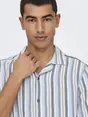 Only & Sons ONSTREV LIFE REG STRIPE SS SHIRT NO