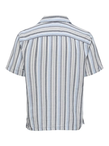Only & Sons ONSTREV LIFE REG STRIPE SS SHIRT NO
