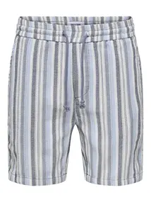 Only & Sons ONSTREV LIFE REG STRUC STRIPE SHORT