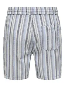 Only & Sons ONSTREV LIFE REG STRUC STRIPE SHORT