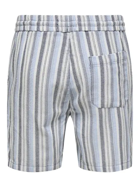 Only & Sons ONSTREV LIFE REG STRUC STRIPE SHORT