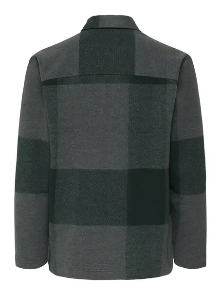 Only & Sons ONSWAKE CHECKED ZIP OVERSHIRT