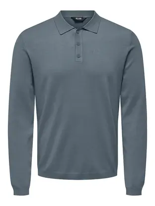 Only & Sons ONSWYLER LIFE REG 14 LS POLO KNIT N