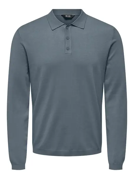 Only & Sons ONSWYLER LIFE REG 14 LS POLO KNIT N