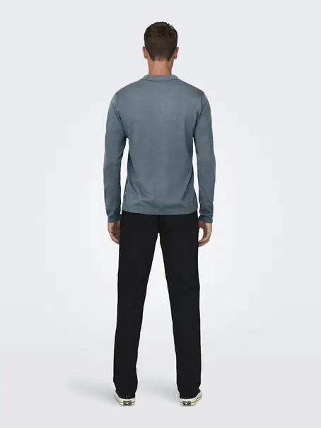 Only & Sons ONSWYLER LIFE REG 14 LS POLO KNIT N