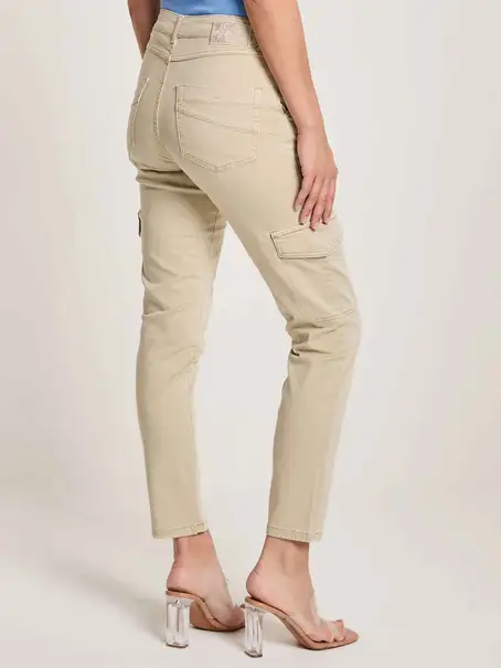 Para Mi Jill (Cargo) - Casual Cargo - 637 - Light Olive -