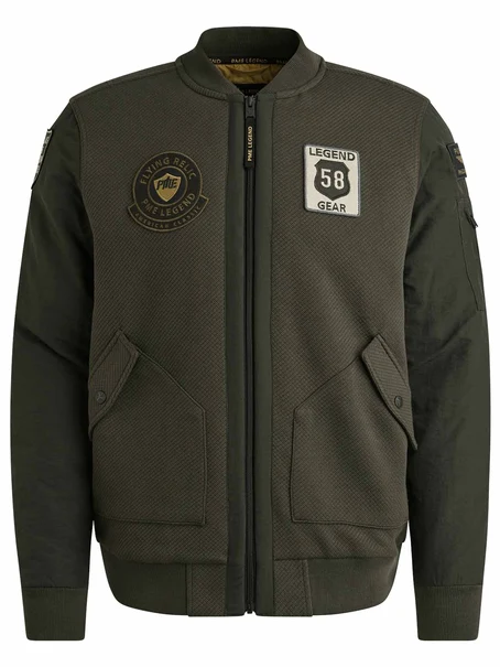 PME Legend Bomber jacket interlock jacquard t