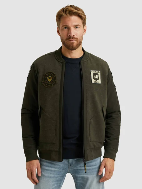 PME Legend Bomber jacket interlock jacquard t