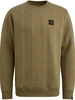 PME Legend Crewneck cable jacquard sweat