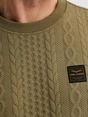 PME Legend Crewneck cable jacquard sweat