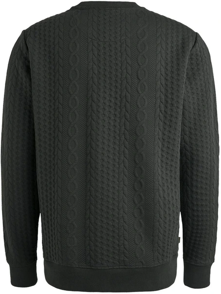 PME Legend Crewneck cable jacquard sweat