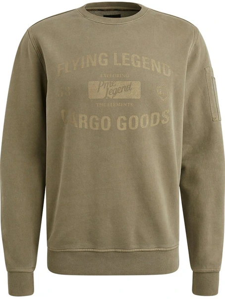 PME Legend Crewneck peach fleece gd