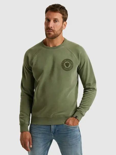 PME Legend Crewneck peach fleece gd