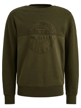 PME Legend Crewneck slub-look jacquard sweat