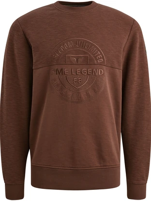 PME Legend Crewneck slub-look jacquard sweat