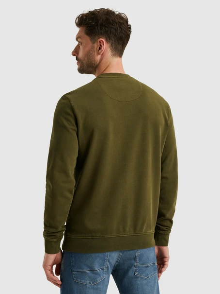 PME Legend Crewneck terry garment dyed
