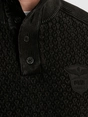 PME Legend Half button + zip collar garment d