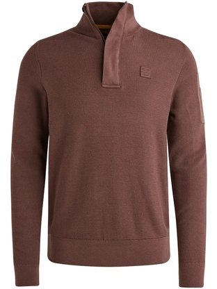 PME Legend Half zip collar cotton knit