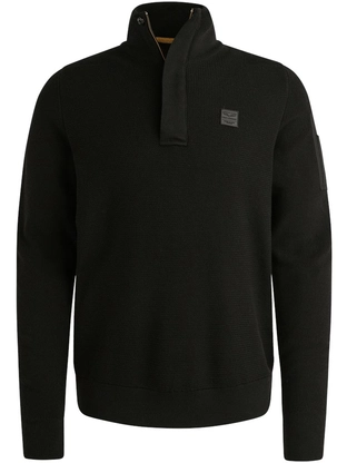 PME Legend Half zip collar cotton knit