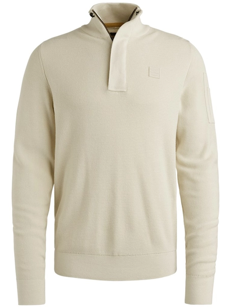 PME Legend Half zip collar cotton knit