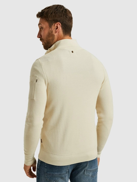 PME Legend Half zip collar cotton knit