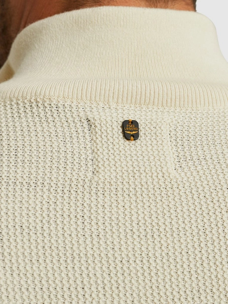 PME Legend Half zip collar cotton knit