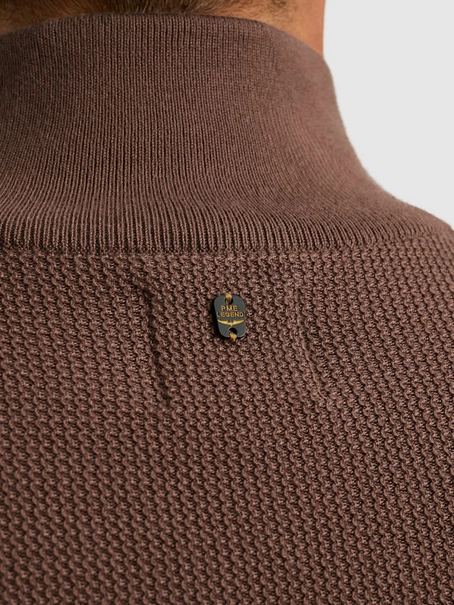 PME Legend Half zip collar cotton knit