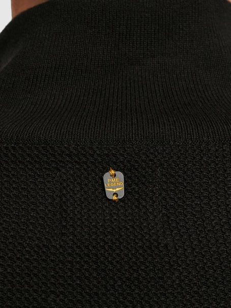 PME Legend Half zip collar cotton knit
