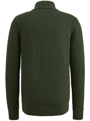 PME Legend Half zip collar cotton mix structu