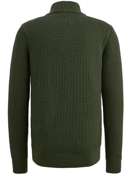 PME Legend Half zip collar cotton mix structu