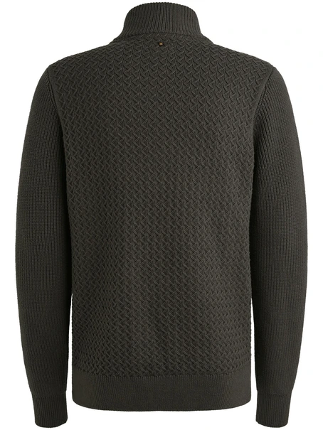 PME Legend Half zip collar cotton mix structu