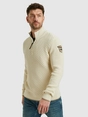 PME Legend Half zip collar cotton mix yarn