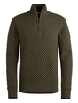 PME Legend Half zip collar cotton mix yarn