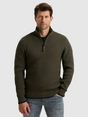 PME Legend Half zip collar cotton mix yarn